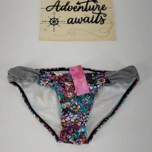 Xhilaration floral med‎ bikini bottom swimwear Size Medium